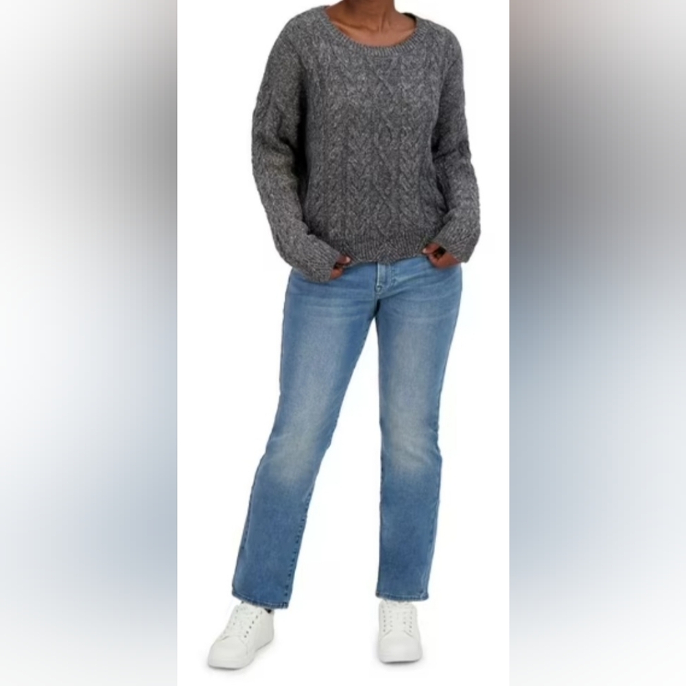 NWT Lucky Brand Cable Knit Women Sweater (Size: M)